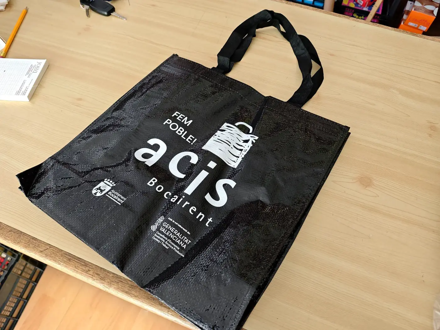 Bolsa promocional personalizada para ACIS Bocairent