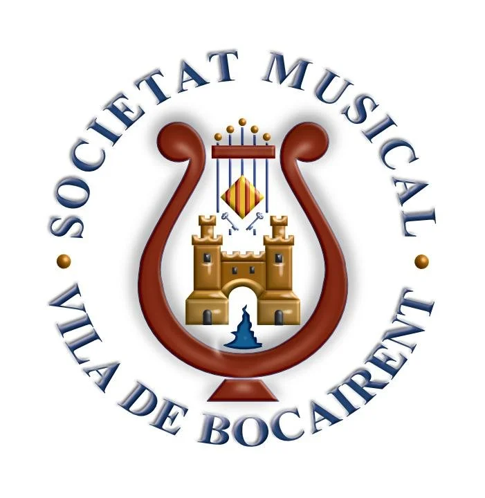 Logotipo diseñado por ilenik para la Societat Musical Vila de Bocairent