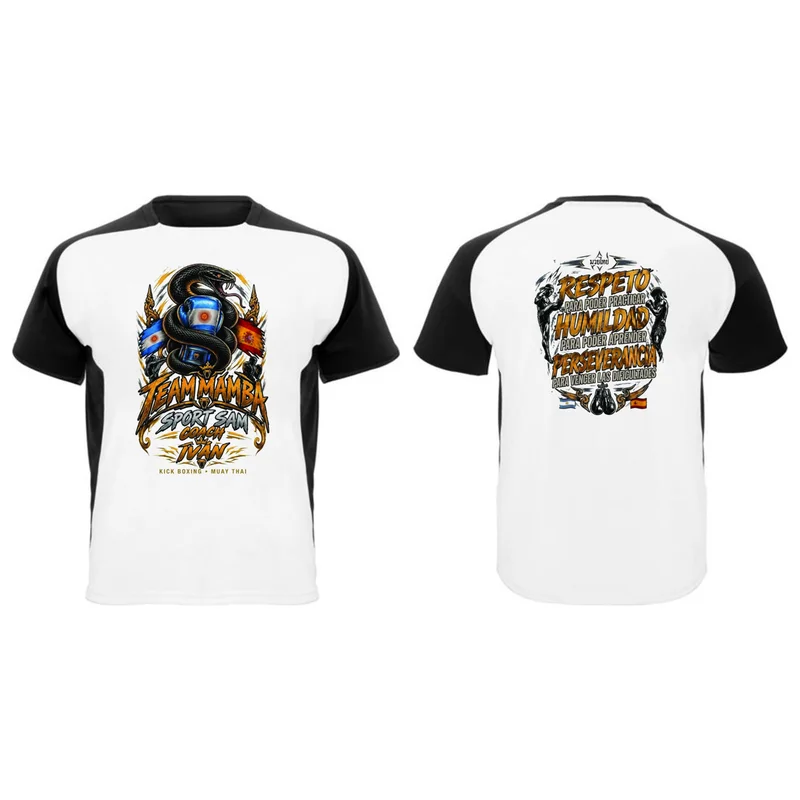 Camiseta técnica de Sport Sam con el diseño simulado delante y detrás