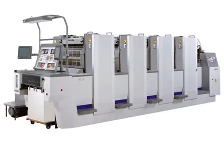 Máquina de impresión offset de cuatro colores