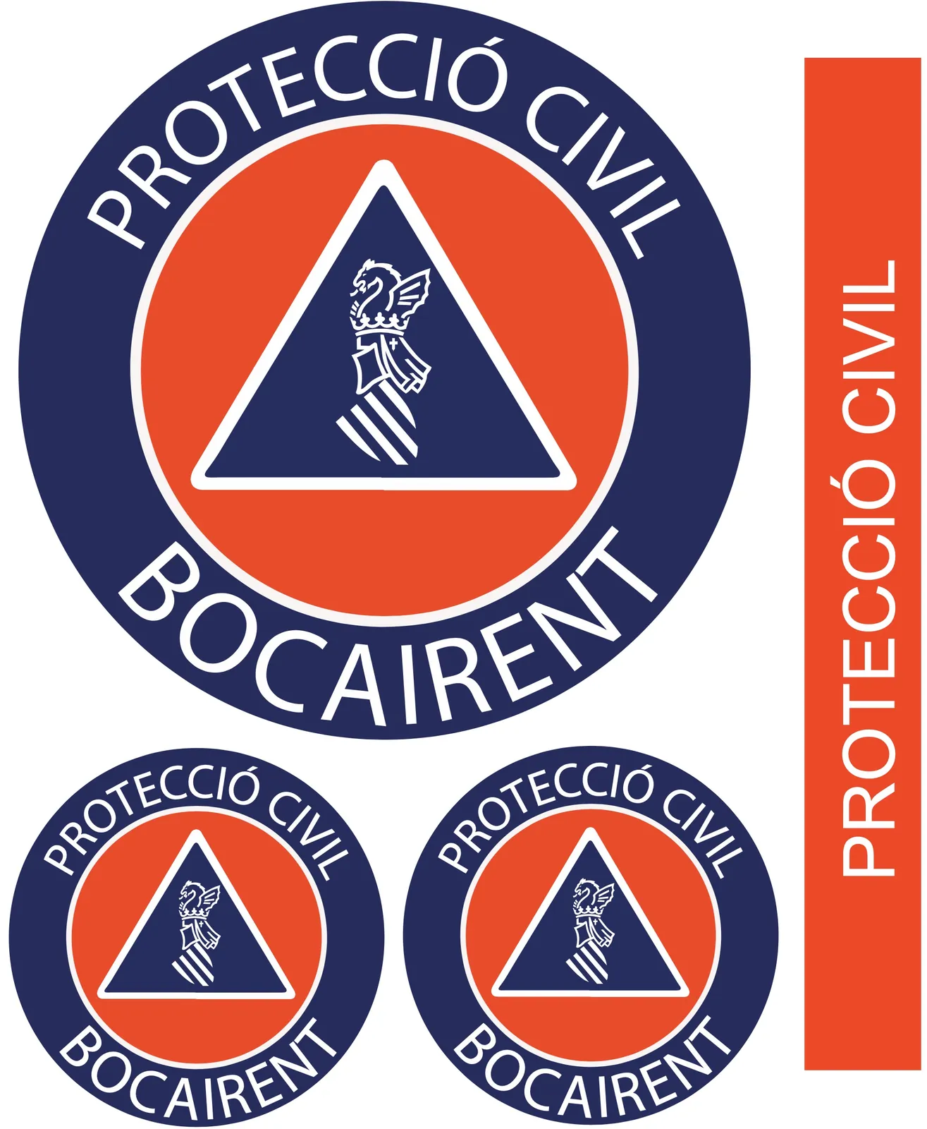 Señalética y adhesivos para Protecció Civil Bocairent